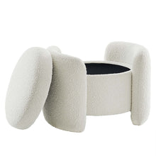Load image into Gallery viewer, Nebula Boucle Upholstered Ottoman by Modway
