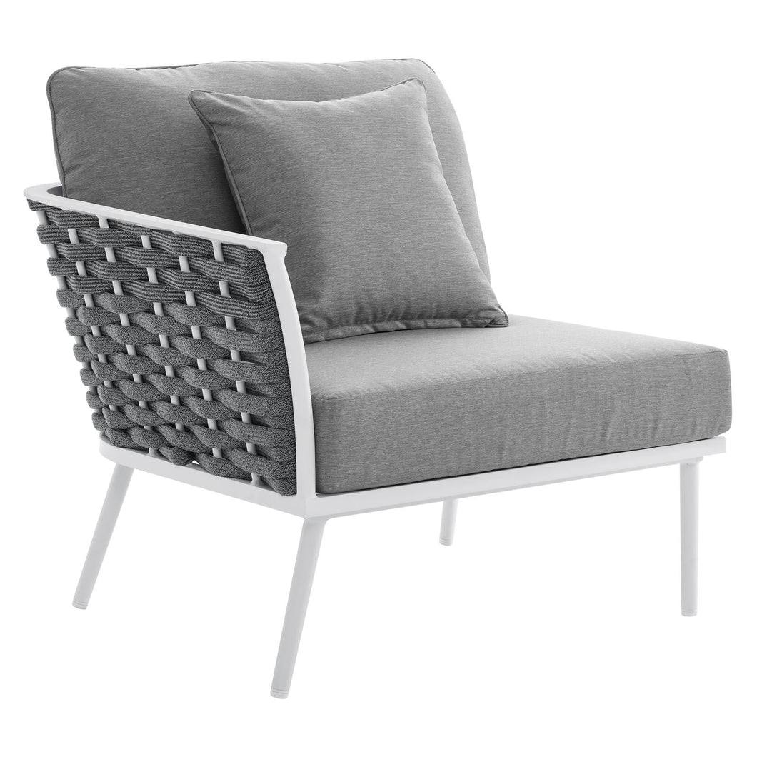 Stance Outdoor Patio Aluminum Left-Facing Armchair by Modway