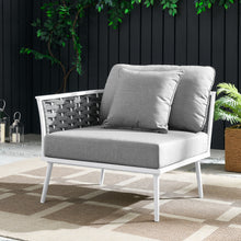 Load image into Gallery viewer, Stance Outdoor Patio Aluminum Left-Facing Armchair by Modway
