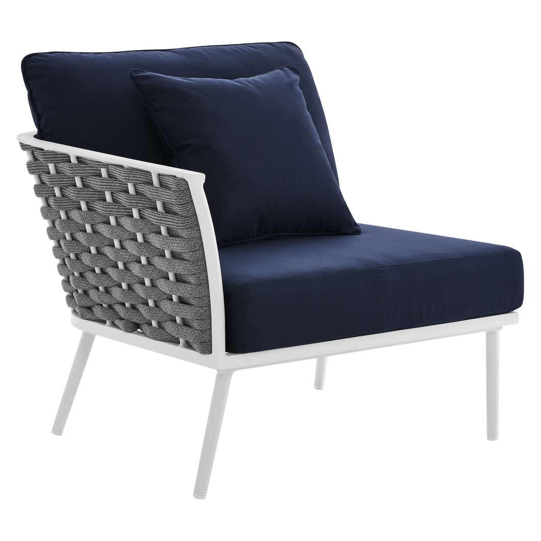 Stance Outdoor Patio Aluminum Left-Facing Armchair by Modway