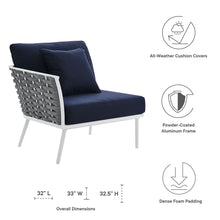 Load image into Gallery viewer, Stance Outdoor Patio Aluminum Left-Facing Armchair by Modway
