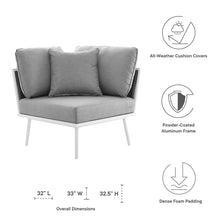 Load image into Gallery viewer, Stance Outdoor Patio Aluminum Corner Chair by Modway
