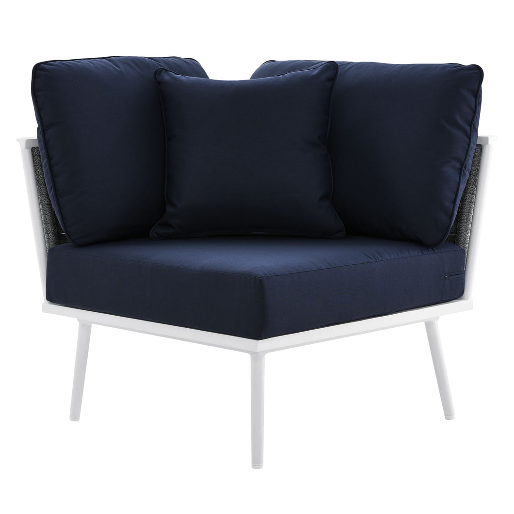 Stance Outdoor Patio Aluminum Corner Chair by Modway