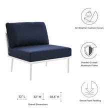 Load image into Gallery viewer, Stance Outdoor Patio Aluminum Armless Chair by Modway
