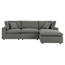 Load image into Gallery viewer, Commix 4-Piece Outdoor Patio Sectional Sofa by Modway
