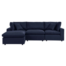 Load image into Gallery viewer, Commix 4-Piece Outdoor Patio Sectional Sofa by Modway
