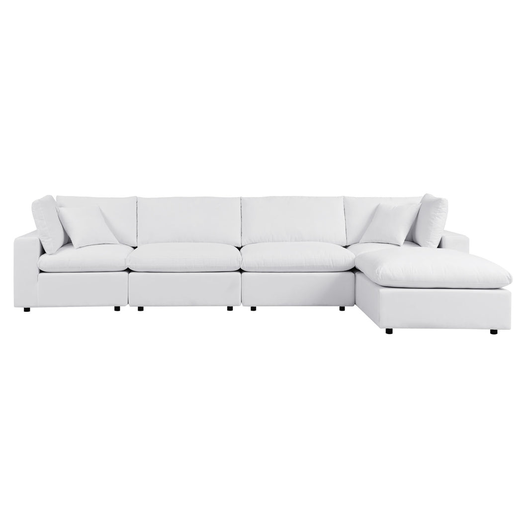 Commix 5-Piece Sunbrella¨ Outdoor Patio Sectional Sofa by Modway