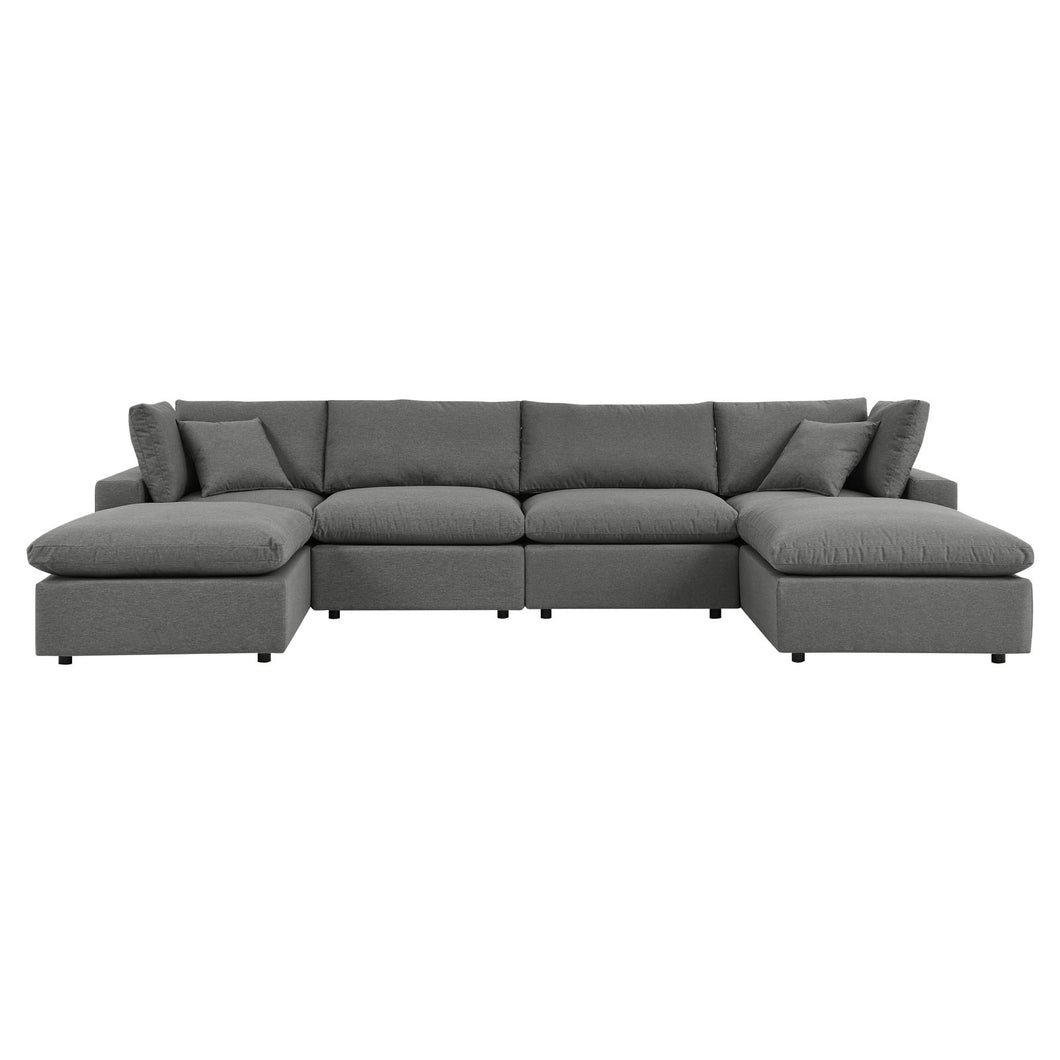 Commix 6-Piece Outdoor Patio Sectional Sofa by Modway
