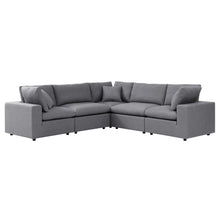 Load image into Gallery viewer, Commix 5-Piece Sunbrella¨ Outdoor Patio Sectional Sofa by Modway
