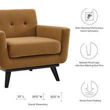 Load image into Gallery viewer, Engage Performance Velvet Armchair by Modway
