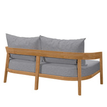Load image into Gallery viewer, Brisbane Teak Wood Outdoor Patio Loveseat by Modway

