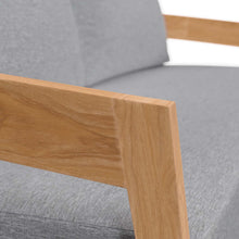 Load image into Gallery viewer, Brisbane Teak Wood Outdoor Patio Loveseat by Modway

