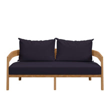 Load image into Gallery viewer, Brisbane Teak Wood Outdoor Patio Loveseat by Modway
