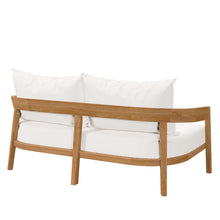 Load image into Gallery viewer, Brisbane Teak Wood Outdoor Patio Loveseat by Modway
