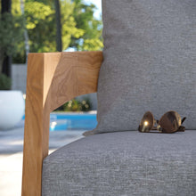 Load image into Gallery viewer, Brisbane Teak Wood Outdoor Patio Armchair by Modway
