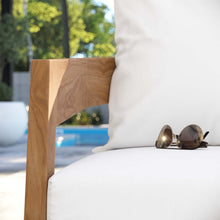 Load image into Gallery viewer, Brisbane Teak Wood Outdoor Patio Armchair by Modway
