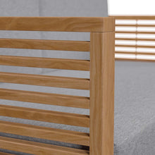 Load image into Gallery viewer, Carlsbad Teak Wood Outdoor Patio Loveseat by Modway
