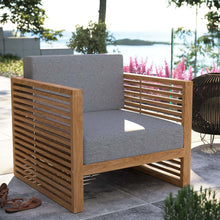 Load image into Gallery viewer, Carlsbad Teak Wood Outdoor Patio Armchair by Modway
