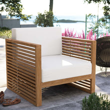 Load image into Gallery viewer, Carlsbad Teak Wood Outdoor Patio Armchair by Modway
