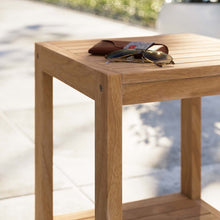 Load image into Gallery viewer, Carlsbad Teak Wood Outdoor Patio Side Table by Modway
