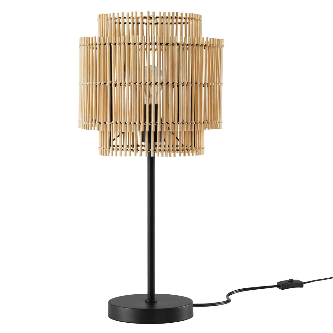 Nourish Bamboo Table Lamp by Modway