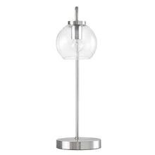 Load image into Gallery viewer, Silo Glass Globe Glass and Metal Table Lamp
