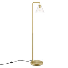 Load image into Gallery viewer, Element Transparent Glass Glass and Metal Floor Lamp by Modway
