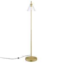 Load image into Gallery viewer, Element Transparent Glass Glass and Metal Floor Lamp by Modway
