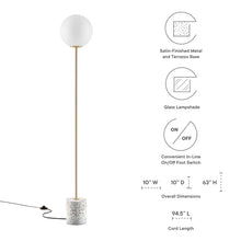 Load image into Gallery viewer, Logic Terrazzo Floor Lamp by Modway
