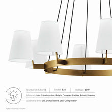 Load image into Gallery viewer, Surround 8-Light Chandelier by Modway
