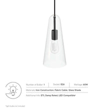 Load image into Gallery viewer, Beacon 1-Light Pendant Light by Modway

