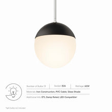 Load image into Gallery viewer, Stellar 1-Light Pendant Light by Modway
