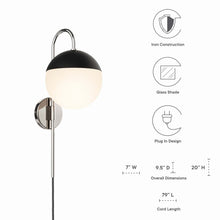 Load image into Gallery viewer, Stellar 1-Light Wall Sconce by Modway
