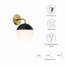 Load image into Gallery viewer, Stellar 1-Light Wall Sconce by Modway
