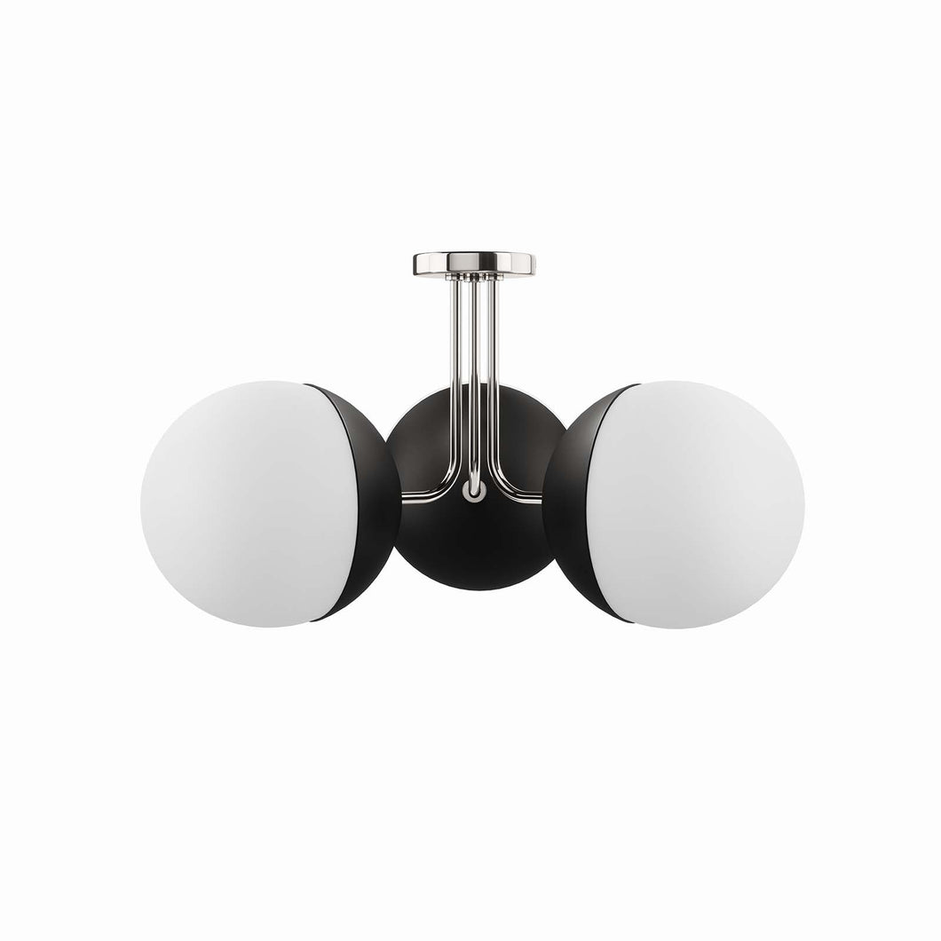 Stellar 3-Light Semi-Flush Ceiling Light by Modway