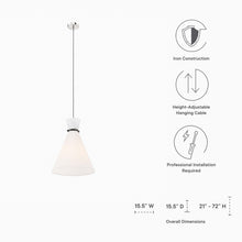 Load image into Gallery viewer, Starlight 1-Light Pendant Light by Modway

