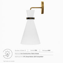 Load image into Gallery viewer, Starlight 1-Light Wall Sconce by Modway
