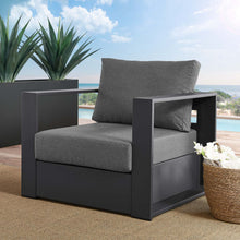 Load image into Gallery viewer, Tahoe Outdoor Patio Powder-Coated Aluminum Armchair
