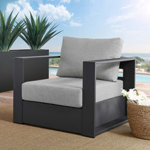Load image into Gallery viewer, Tahoe Outdoor Patio Powder-Coated Aluminum Armchair
