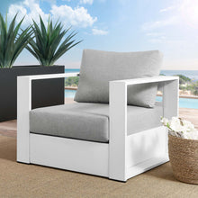 Load image into Gallery viewer, Tahoe Outdoor Patio Powder-Coated Aluminum Armchair by Modway
