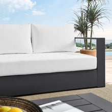 Load image into Gallery viewer, Tahoe Outdoor Patio Powder-Coated Aluminum Sofa

