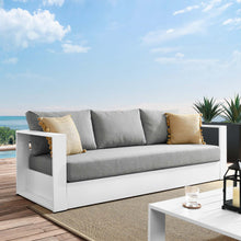 Load image into Gallery viewer, Tahoe Outdoor Patio Powder-Coated Aluminum Sofa by Modway
