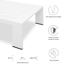 Load image into Gallery viewer, Tahoe Outdoor Patio Powder-Coated Aluminum Coffee Table by Modway
