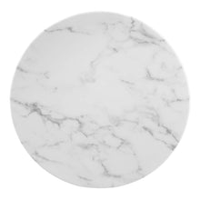 Load image into Gallery viewer, Lippa 20&quot; Round Faux Marble Side Table by Modway
