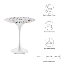 Load image into Gallery viewer, Lippa 20&quot; Round Terrazzo Side Table by Modway
