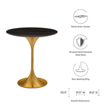 Load image into Gallery viewer, Lippa 20&quot; Round Wood Side Table by Modway
