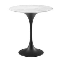 Load image into Gallery viewer, Lippa 20" Round Faux Marble Side Table by Modway
