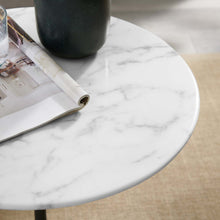 Load image into Gallery viewer, Lippa 20" Round Faux Marble Side Table by Modway
