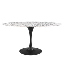 Load image into Gallery viewer, Lippa 60" Oval Terrazzo Dining Table by Modway
