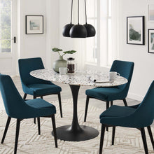 Load image into Gallery viewer, Lippa 60" Oval Terrazzo Dining Table by Modway
